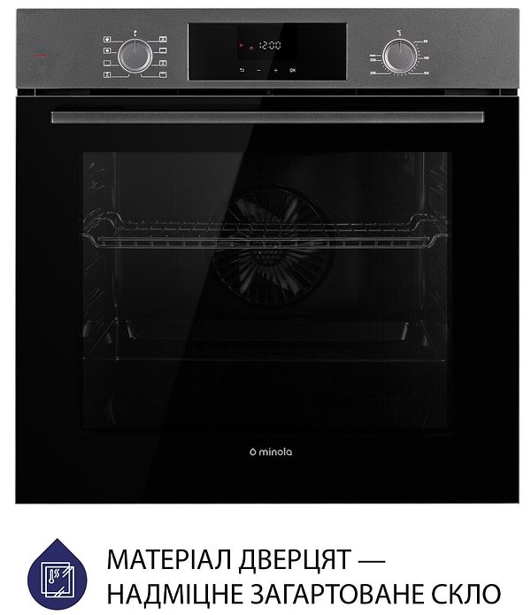 Фото - Духова шафа електрична Minola EOD 6804 Platinum Gray