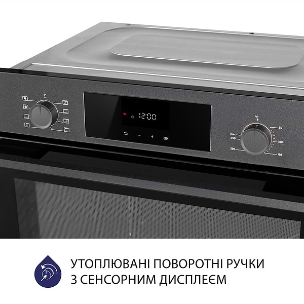 Фото - Духова шафа електрична Minola EOD 6804 Platinum Gray
