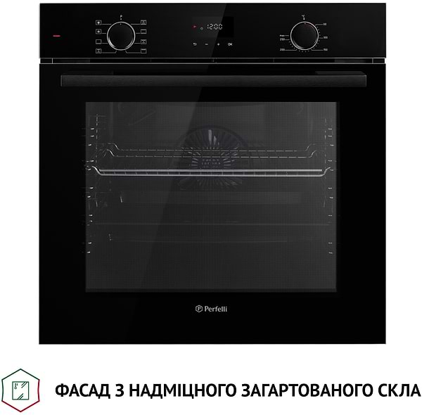 Фото - Духовой шкаф электрический Perfelli DIAMOND 6D8L NERO