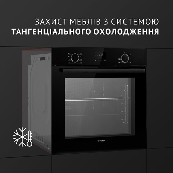 Фото - Духовой шкаф электрический Perfelli DIAMOND 6D8L NERO