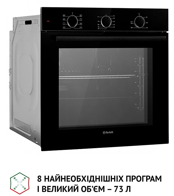 Фото - Духова шафа електрична Perfelli DIAMOND 6M8L NERO