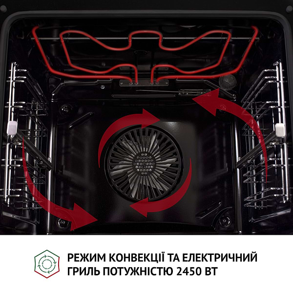 Фото - Уцінка - Духова шафа електрична Perfelli DIAMOND 6D10N BIANCO