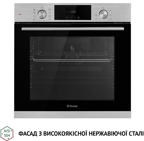 Фото - Духовой шкаф электрический Perfelli DIAMOND 6D8L INOX