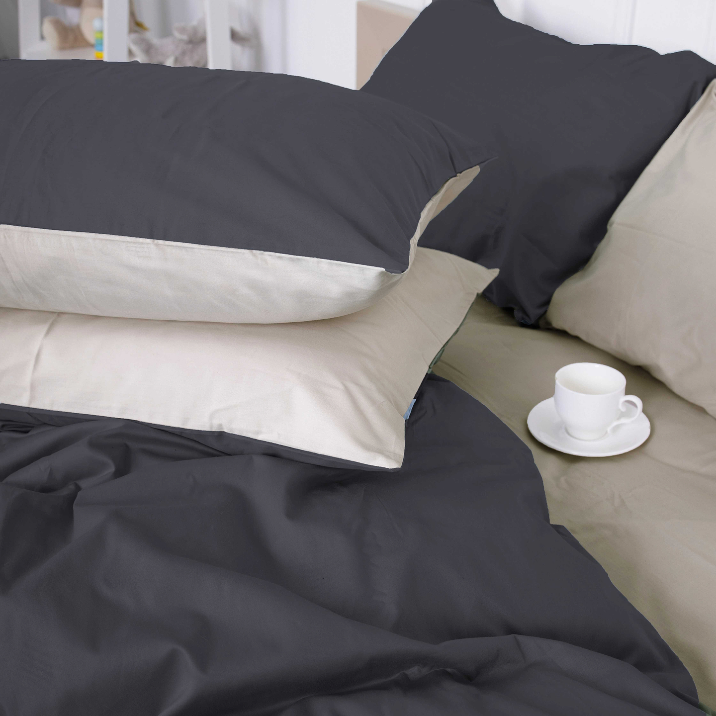 Комплект постільної білизни дитячий MirSon Сатин Dulness 0001+0240 110х140 (2200000689320)