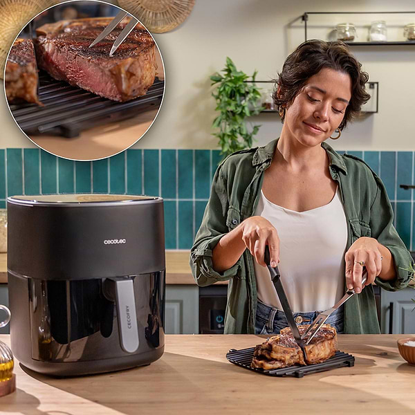 Фото - Уценка - Мультипечь Cecotec Cecofry&Grill Duoheat 6500