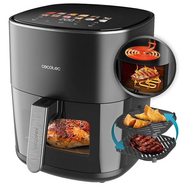 Фото - Мультипіч Cecotec Cecofry&Grill Duoheat 6500