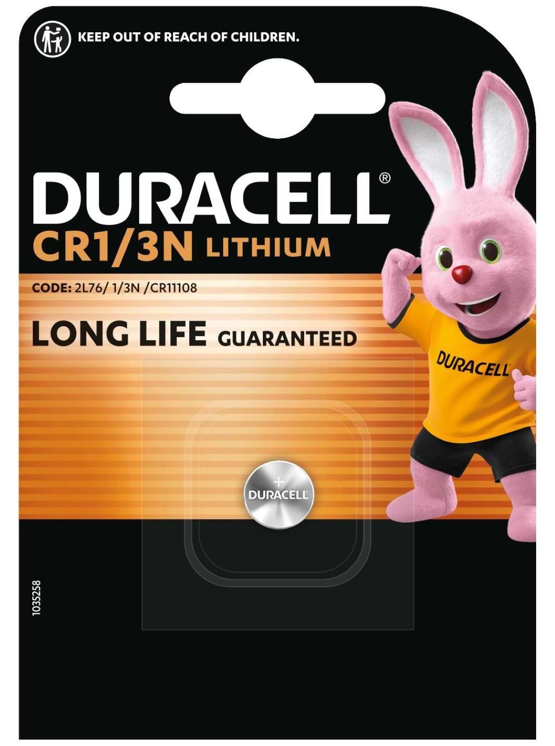 Элемент питания тип 1/3N Duracell 1/3N (5007803)