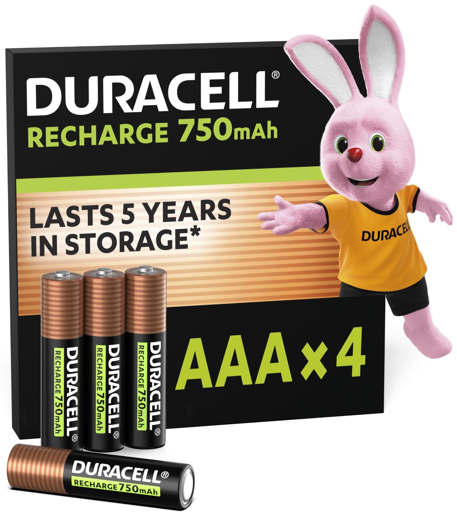 Акумулятор тип AAA Duracell HR03 (AAA) 750mAh уп. 4 шт