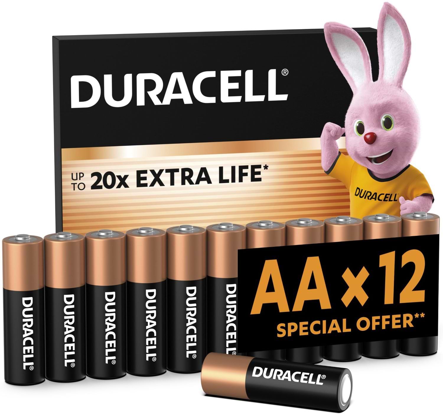 Батарейка тип AA Duracell MN1500 (LR06) 1х12 шт. (81545412)