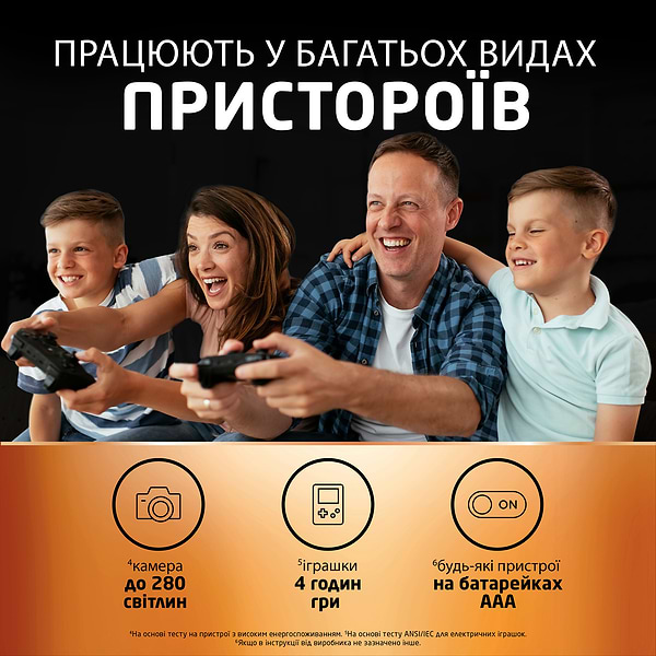 Фото - Акумулятор тип AAA Duracell HR03 (AAA) 900mAh уп. 4шт.