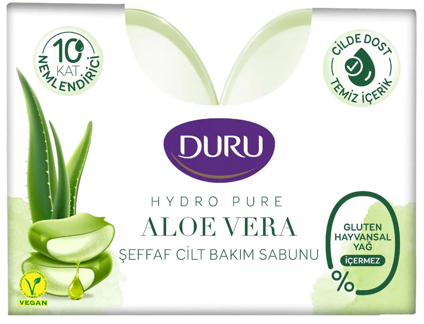 Мило косметичне Duru Hydro Pure з екстрактом Алое Вера 2х135 г (8690506541491)