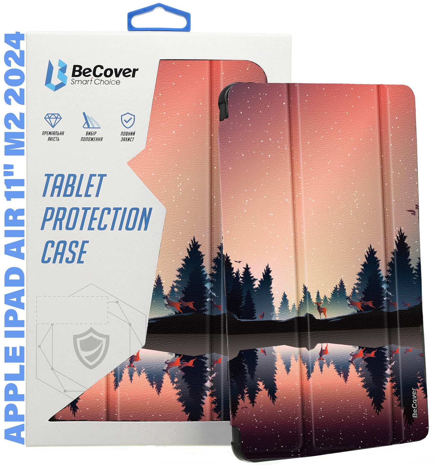 Чохол для планшету Becover Smart Case for Apple iPad Air 11" M2/M3 (2024/2025) Dusk (711600) - Фото 1