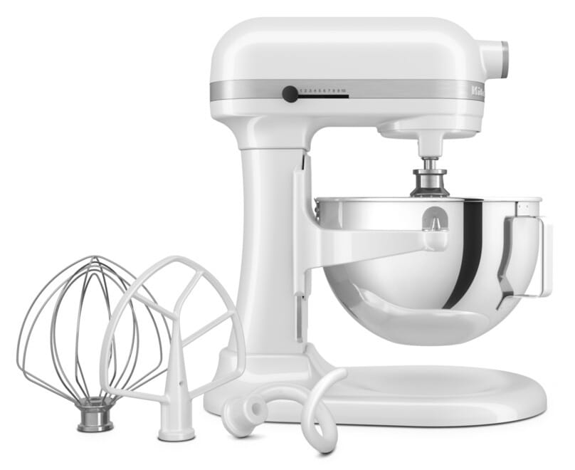 Планетарный миксер KitchenAid Heavy Duty 5,2 л (5KSM55SXXEWH) - Фото 1