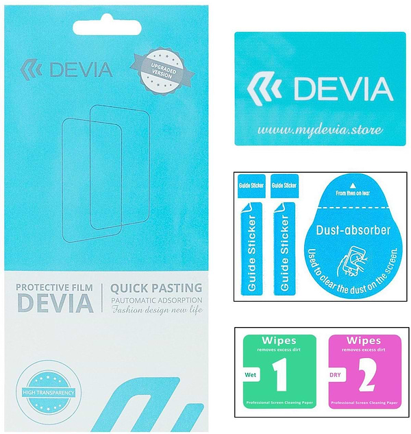 Фото - Захисна плівка для смартфону DEVIA for Xiaomi Redmi 12S двостороння (DV-XM-R12SFB)