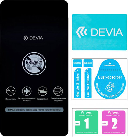 Захисна плівка для смартфона DEVIA for Tecno Spark 8C двостороння (DV-TEC-SP8CFB)