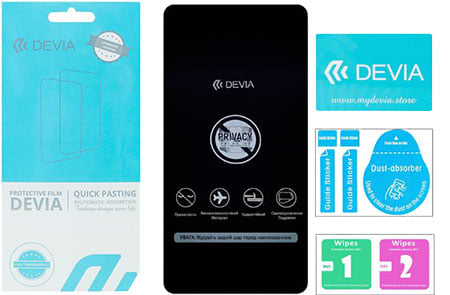 Захисна плівка для смартфону DEVIA Privacy Oppo A16 (DV-SM-A16PRV)