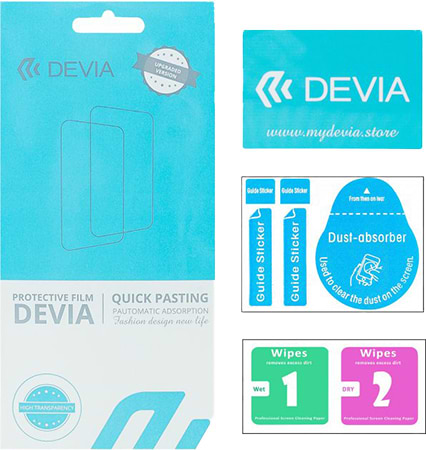 Захисна плівка для смартфона DEVIA for Tecno Camon 19 Pro двостороння (DV-TEC-CA19PFB)