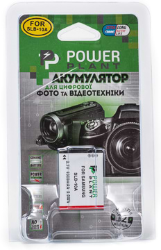 Фото - Аккумулятор для фотокамеры PowerPlant Samsung SLB-10A 1050mAh (DV00DV1236)