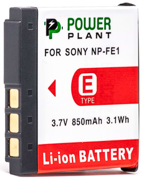 Акумулятор для фотокамери PowerPlant Sony NP-FE1 850mAh (DV00DV1062)