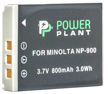 Акумулятор для фотокамери PowerPlant Minolta NP-900, Li-80B 800mAh (DV00DV1070)