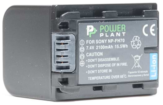 Акумулятор для фотокамери PowerPlant Sony NP-FH70 2100mAh (DV00DV1207)