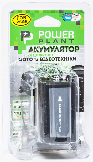 Фото - Акумулятор для фотокамери PowerPlant Panasonic VW-VBG6 6600mAh (DV00DV1279)