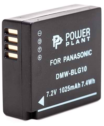 Аккумулятор для фотокамеры PowerPlant Panasonic DMW-BLG10, DMW-BLE9 1025mAh (DV00DV1379)