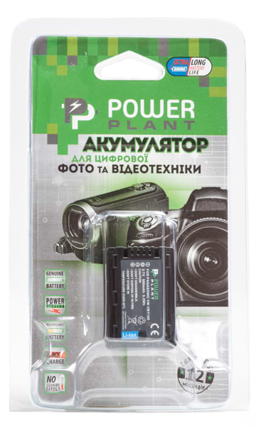 Фото - Акумулятор для фотокамери PowerPlant Panasonic VW-VBY100 900mAh (DV00DV1387)