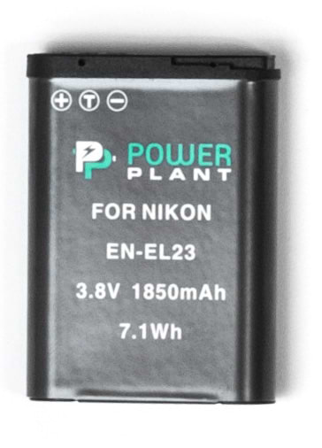 Акумулятор для фотокамери PowerPlant Nikon EN-EL23 1850mAh (DV00DV1396)
