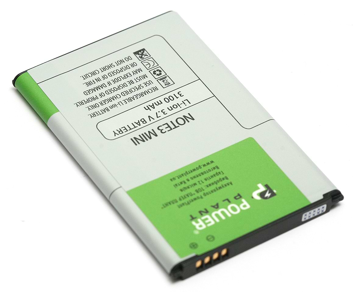 Аккумулятор для мобильного телефона PowerPlant Samsung Galaxy Note 3 mini (EB-B800BC) 3100mAh (DV00DV6162) - Фото 1