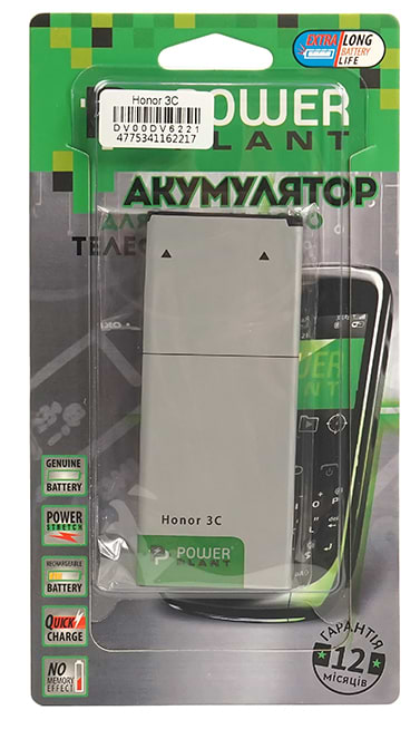 Фото - Акумулятор для мобільного телефону PowerPlant Huawei Honor 3C (HB4742A0RBW) 2400mAh (DV00DV6221)
