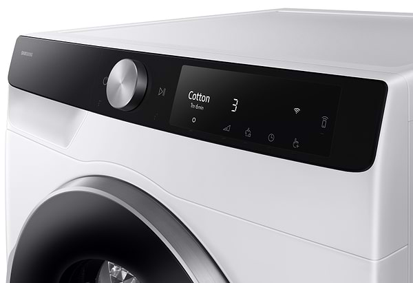 Фото - Комплект техніки Samsung Пральна машина з фронтальним завантаженням + Сушильна машина Samsung WW11DG6B25LKUA + DV90T6240LK/UA