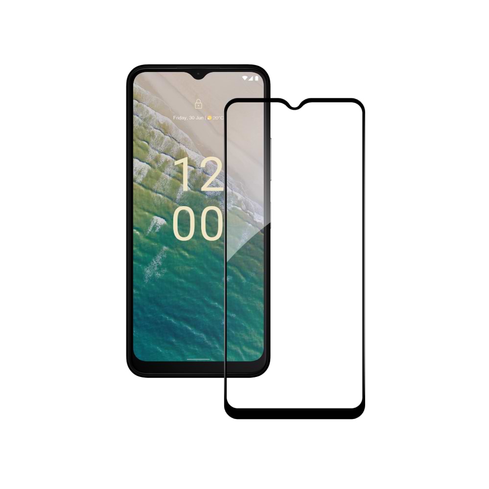 Захисне скло для смартфону Intaleo Full Glue for Nokia C32 Black (1283126582240)