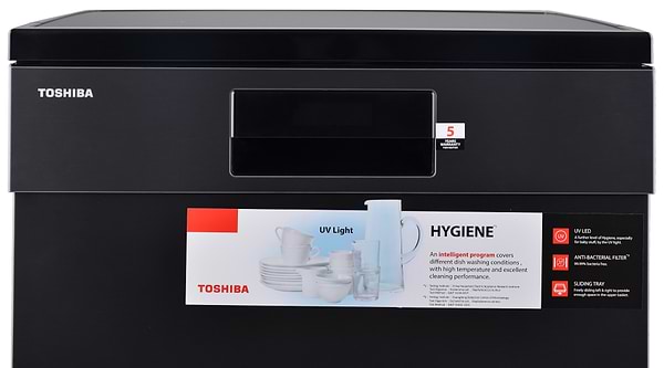 Фото - Посудомоечная машина отдельностоящая Toshiba DW-14F2CIS(BS)-UA