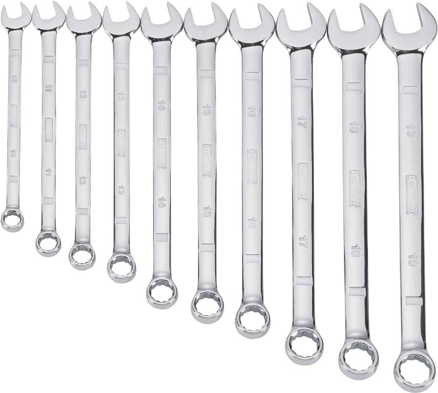 Фото - Набор комбинированных ключей DeWALT 10 шт. (DWMT19227-1)