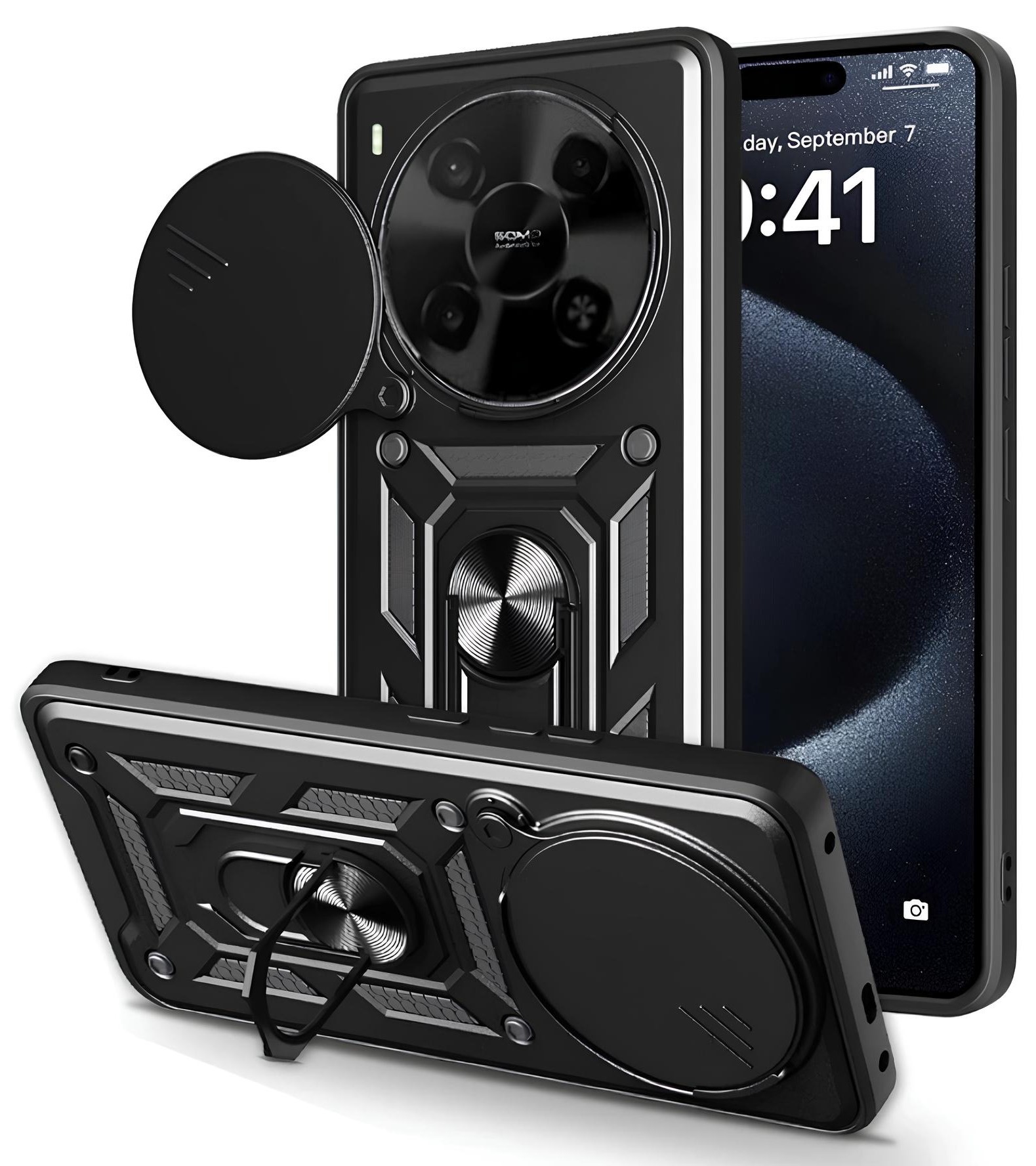 Чохол для смартфону BeCover Military for Nubia V70 Max Black (713535) - Фото 1