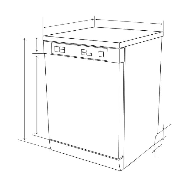 Фото - Посудомоечная машина отдельностоящая Ventolux DWT4504 NA FS