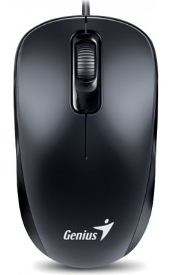Мышь проводная Genius DX-110 USB Black (31010116100) - Фото 1