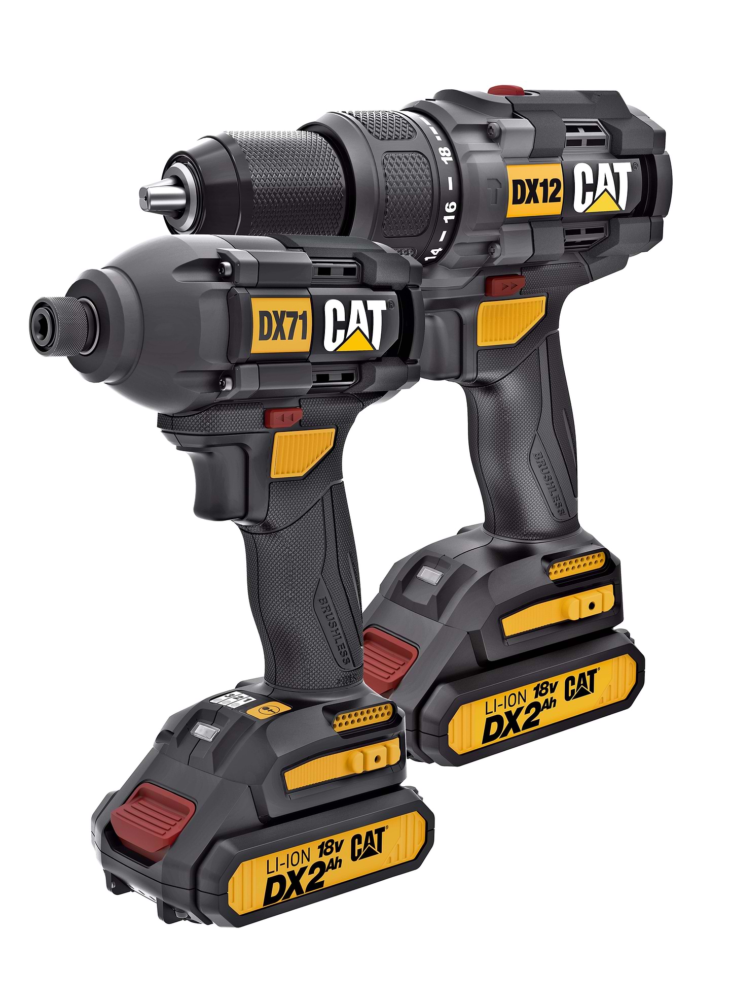 Дриль-шуруповерт CAT DX12 +ударний гайковерт DX71