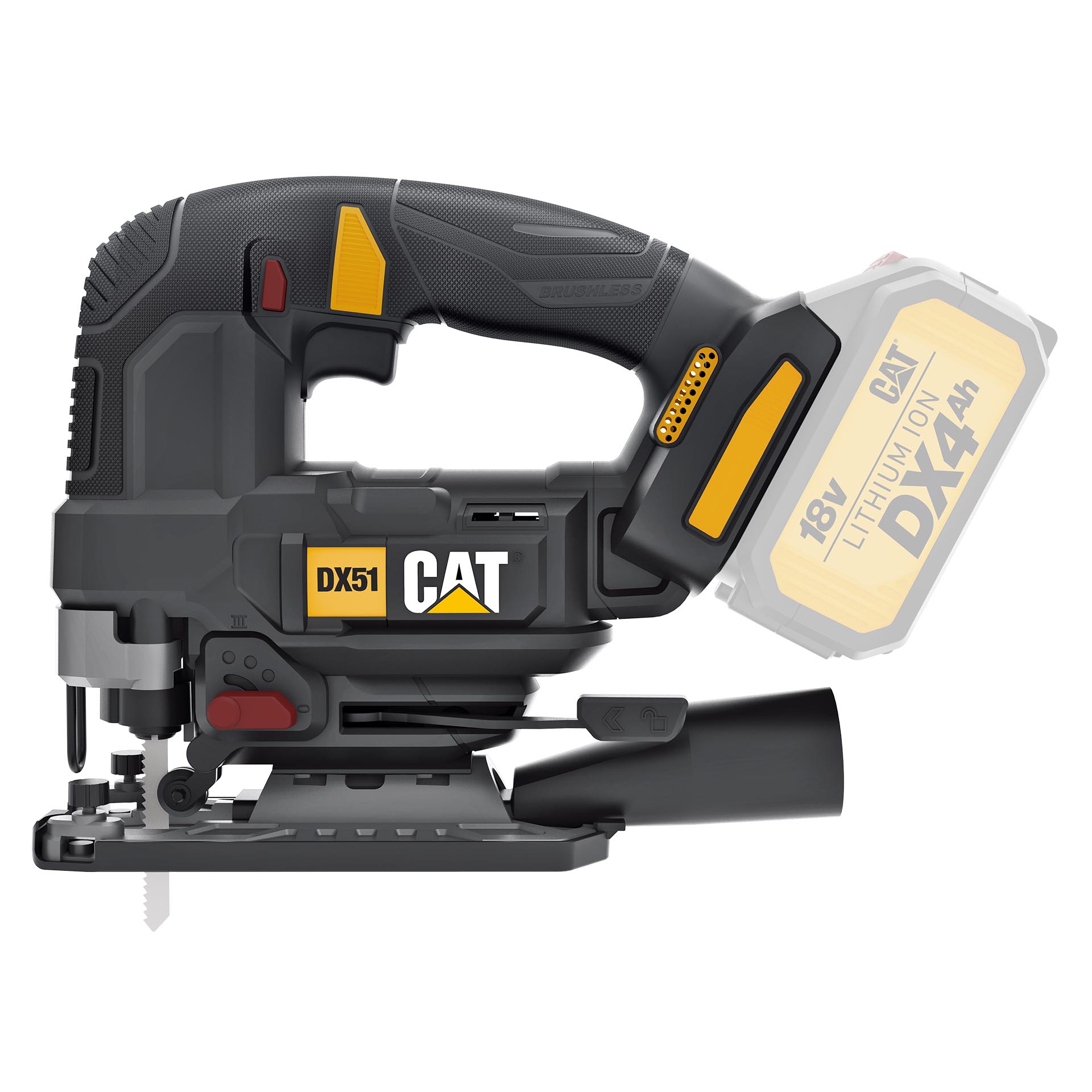 Електролобзик CAT DX51B (без АКБ та ЗП)