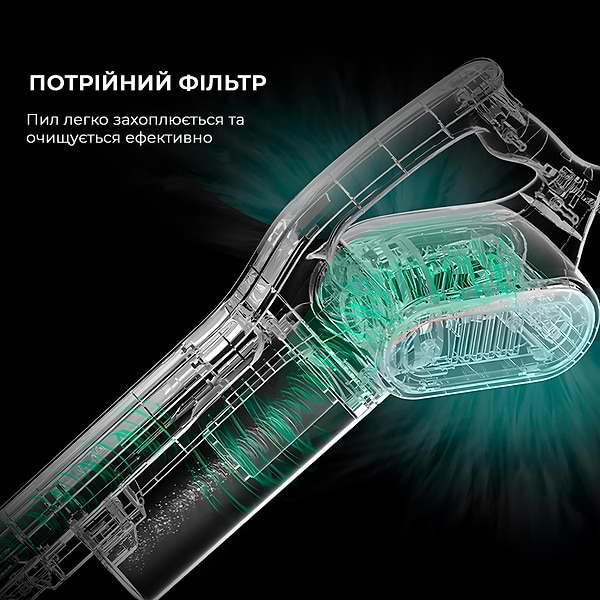 Фото - Пылесос ручной для дома Deerma Stick Vacuum Cleaner Cord White (DX700)