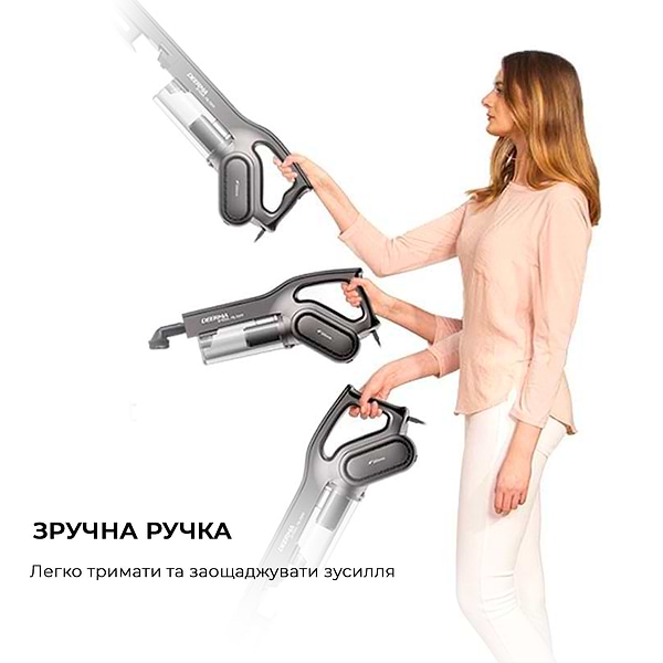 Фото - Пылесос ручной для дома Deerma Stick Vacuum Cleaner Cord Gray (DX700S)