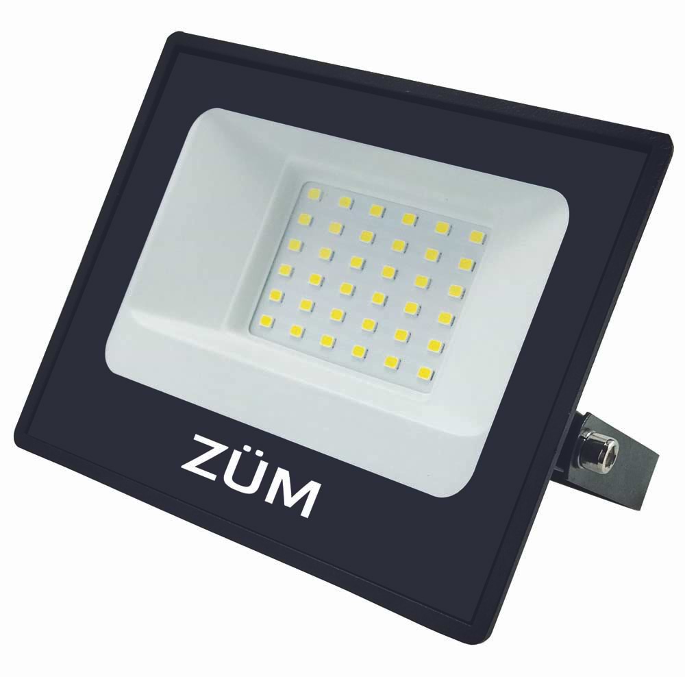 Светодиодный прожектор ZUM набор F02-30 6400K 2 шт. (000059242) - Фото 1