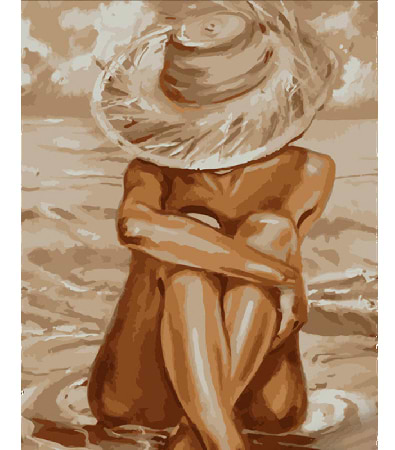 Картина за номерами Strateg Пляжний відпочинок 40х50 см (DY372)