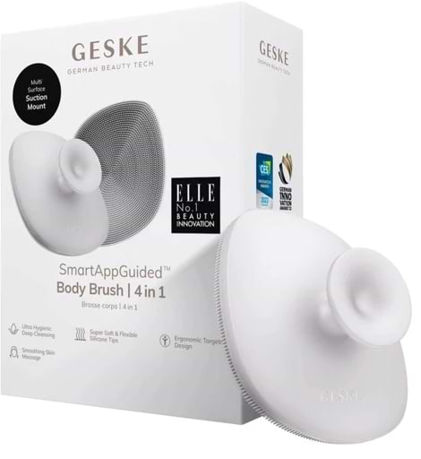Щітка для тіла GESKE Body Brush 4 в 1 білий (GK000704WH01) - Фото 1