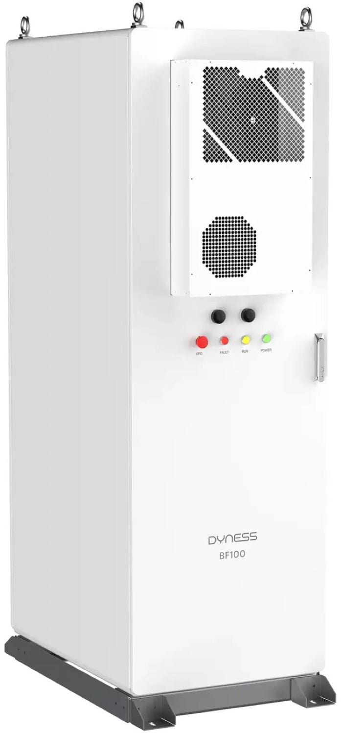 Система зберігання енергії Dyness BF100 100kWh 364V 280AH LiFePO4 IP55 Fire Extinguisher, WaterCooled (BF100-C100)
