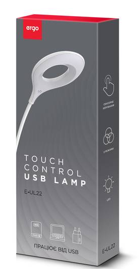 Фото - Ліхтар для ноутбука Ergo E-UL22-USB White