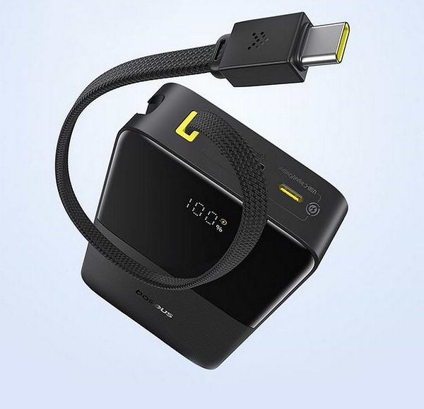 Фото - Батарея мобильная Baseus EnerFill FC51 20000 Bipow2 Pro 22,5W Black+ Кабель USB-C (E0027701)