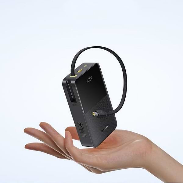 Фото - Батарея мобильная Baseus EnerFill FC51 20000 Bipow2 Pro 22,5W Black+ Кабель USB-C (E0027701)