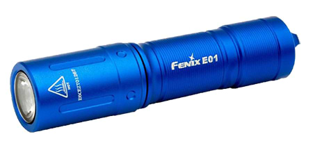 Ліхтар акумуляторний Fenix E01 V2.0 Blue (E01V20blue)